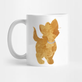 Cat Inspired Silhouette Mug